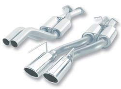 Borla S-Type Cat-Back Exhaust System 05-10 Grand Cherokee SRT-8 - Click Image to Close